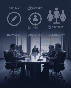 Executive coaching session for board risk culture alignment