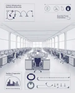 Operational resilience ensuring continuity of critical services during disruption.